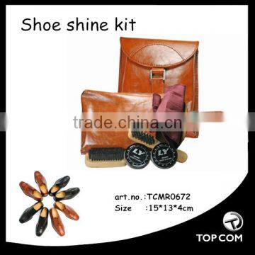 hot sale shoe care polish kit type shoes care set