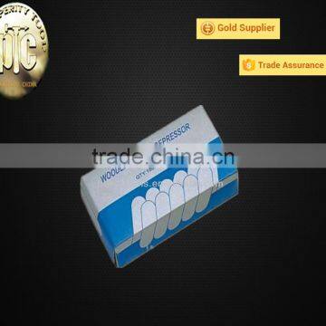 Disposable wooden tongue depressor