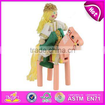 2016 Wholesale Cheap Kids Funny Wooden Marionette for Sale W06D025 photo-5