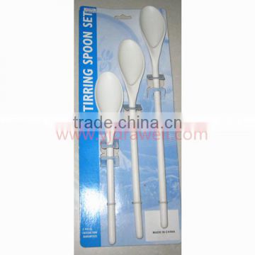 MS-8904 3-Piece plastic mixing spoon