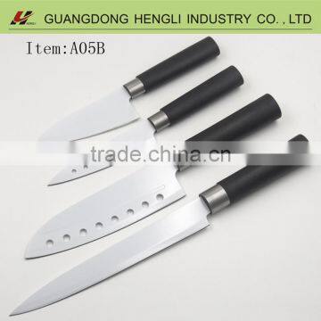 4 pieces non-stick coated kitchen knife set