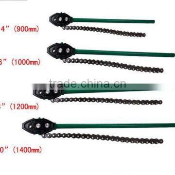 High Quality Alloy Stainless Steel Power Pipe Chain Wrench photo-5