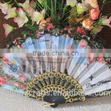 Spanish Lace Plastic Party Hand Fan photo-2