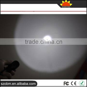 Wholesale OEM XP-E LED Portable Aerospace Aluminum Alloy Rechargeable Light LED Flashlight Torch photo-5