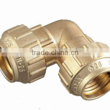 PE PIPE BRASS FITTING ELBOLW