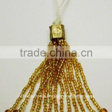 Beaded Tassel BT205 Gold