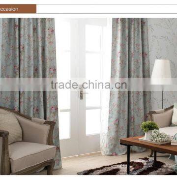 china supplier 100% polyester blackout curtain with different design pattern