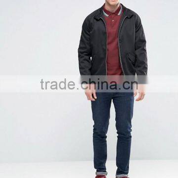 Short Sleeve Button Placket Ribbed Collar and Sleeve Plum Men's 100% Cotton Breathable Pique 200g Blank Casual Polo T-Shirt photo-4