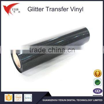 YESUN glitter vinyl heat transfer iron on vinyl for shirt