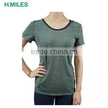 2017 cheap sexy color combination blank sports tee shirt designs for gym