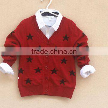 branded walmart wholesale kids v-neck stars pattern clothing