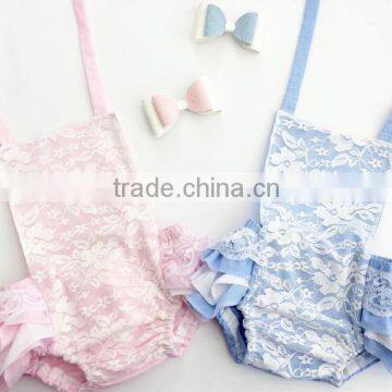 Infant Lace Romper Adjustable Clothing Girl Summer Fashion Clothes Gift For Newborn Baby Girls photo-2