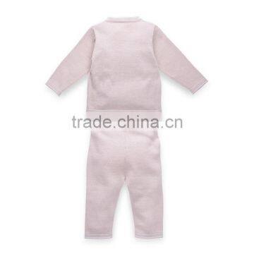 100% Cotton Baby Sweat Suit With Crochet Plane Baby Clothes photo-2