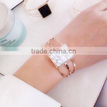 Zm35144a Latest Bangle Designs Simple Fashion Women Gold Plated Bracelet