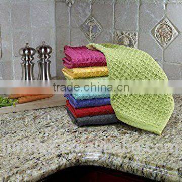 Custom Cotton Waffle Weave Kitchen Dish Towel photo-3