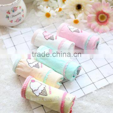 Hot Sale Ice Cream Cotton Underwear Cute Young Girls Panties Briefs Gift Box photo-2