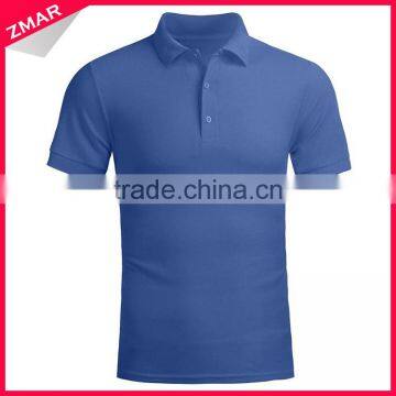 Polo shirts wholesale china mercerized cotton flat knit strip t-shirt