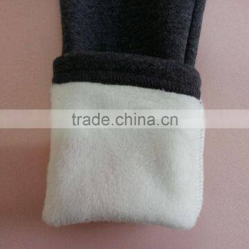 Children Girls Winter Leggings, Children Fashion Winter Pants Plain Pants, Elastic Waist Leggings photo-3