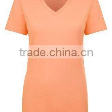 Next Level Apparel Ladies' Ideal V-Neck Tee - Made From 60% Combed Ring-spun Cotton and 40% Polyester and Comes With Your Logo. photo-5