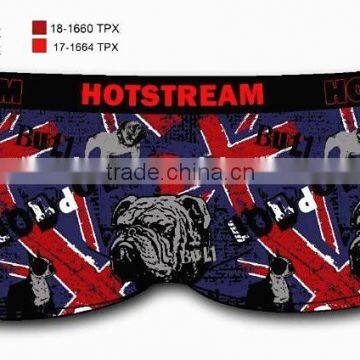 Custom new design printed men's boxer briefs underwear