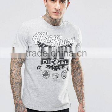 New Style Fashion Pattern Printing Soft Jersey Man T-shirt Slim Fit T-shirt photo-2