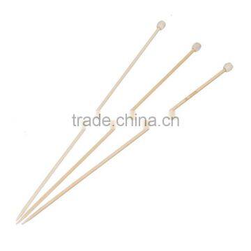High Quality 3mm Natural Bamboo Single Pointed Knitting Needles 23cm(9") Long photo-3