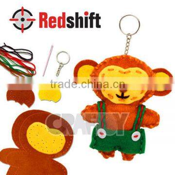 OEM Arts & craft kit Sewing Monkey Keychain