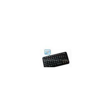 Ultra Mini Bluetooth Wireless Backlit Keyboard for iPone, iPad and Smart Mobile (ZW-51008BT-Black)