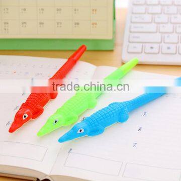 Novel Creative Fancy 3d Crocodile Shaped Gel Pen photo-4