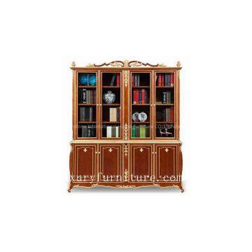 Book cases Book cabinet solid wood book shelf chia supplier Italy Style FBS-138