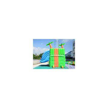 Commercial Green Jurassic Inflatable Water Parks Game For Water Amusement Park