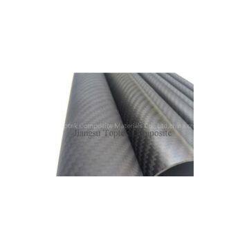 high strength carbon fiber pole, toptek good resistance carbon tube