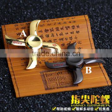 Best sale dart spinner anti stress toy Naruto Anime fidget Spinner