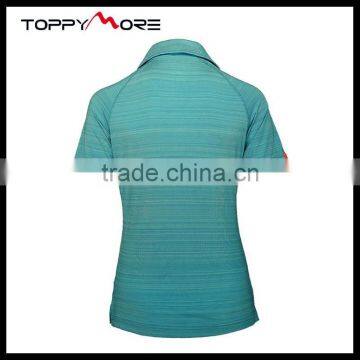 T092-1642T OEM 90%Pes 10%Spandex Melange Short Sleeve Tops POLO Shirt photo-3