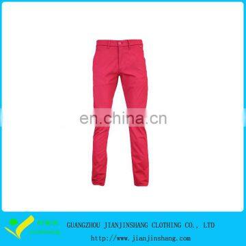 Hot Pink Custom Logo Designed Fitness Baggy Trousers Men