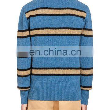Men's Crewneck Knit Men's Crewneck Knit Milti-coloured Striped Pattern photo-5