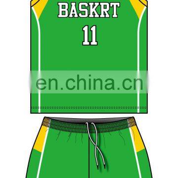 Men's sublimation design basketball kit basketball uniform