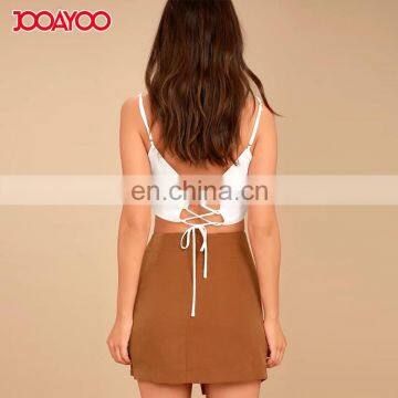 Fashion Latest Sesigns Lady Pencil Skirt a Line Wrap Mini Skirt