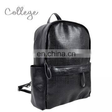 Teens Black Backpack With National Style Design School Bag