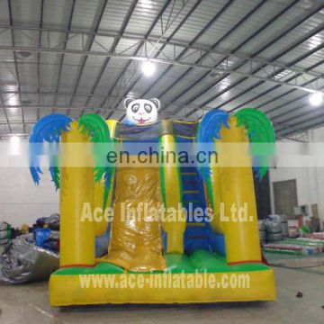 newest design panda inflatable slide