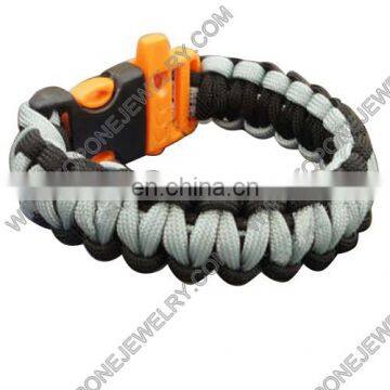 Custom logo fashion paracord survival bracelet