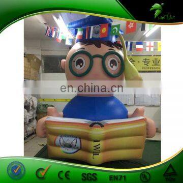 3.5M High Inflatable Student, Inflatable Doctor With Book on Hands