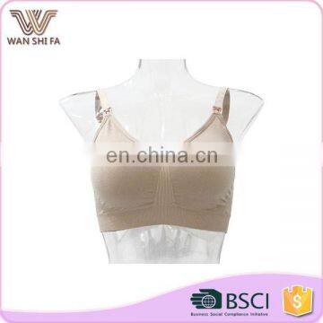 China supplier custom breathable cotton mommy comfortable ladies bra