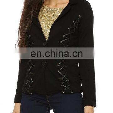 Beautiful Black Waist Blazer for women