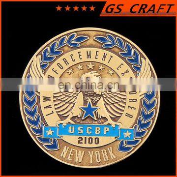 3D Gold Plated Metal Two Sides Gold Coin/sliver Coin/bronze Coin photo-2