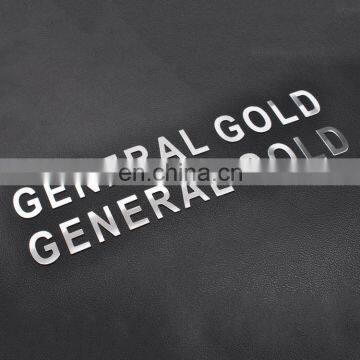 Wholesale Thin Metal Sticker Logo,Aluminum Separate Logo