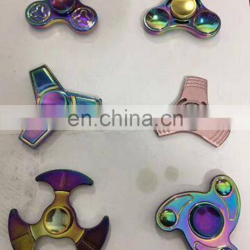 high quality metal hand spinner toys colorful fidget spinner toys stocks 2017 hot selling relax toys gifts for adults children