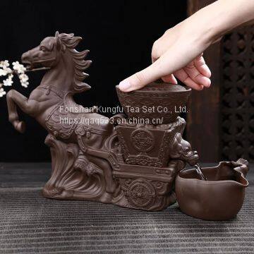 Full Automatic Purple Sand Stone Grinding Kungfu Tea Ware. photo-3