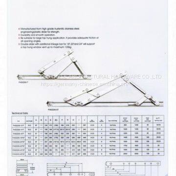 Friction Hinge, Friction stay, Doors & Windows Accessories, Multi-point Lock system, Windows and doors Handle,