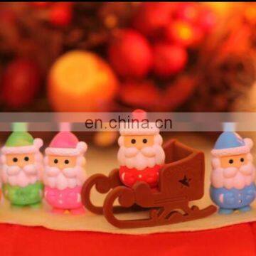 Santa Claus Sleigh Eraser Chrismas Eraser